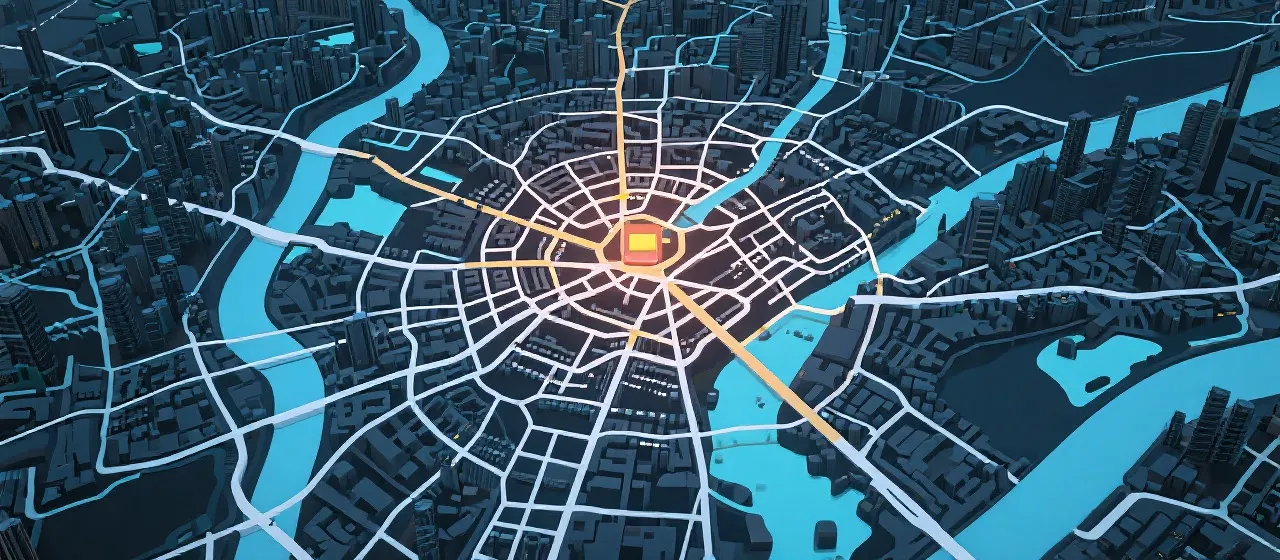 上海城市地图示意图