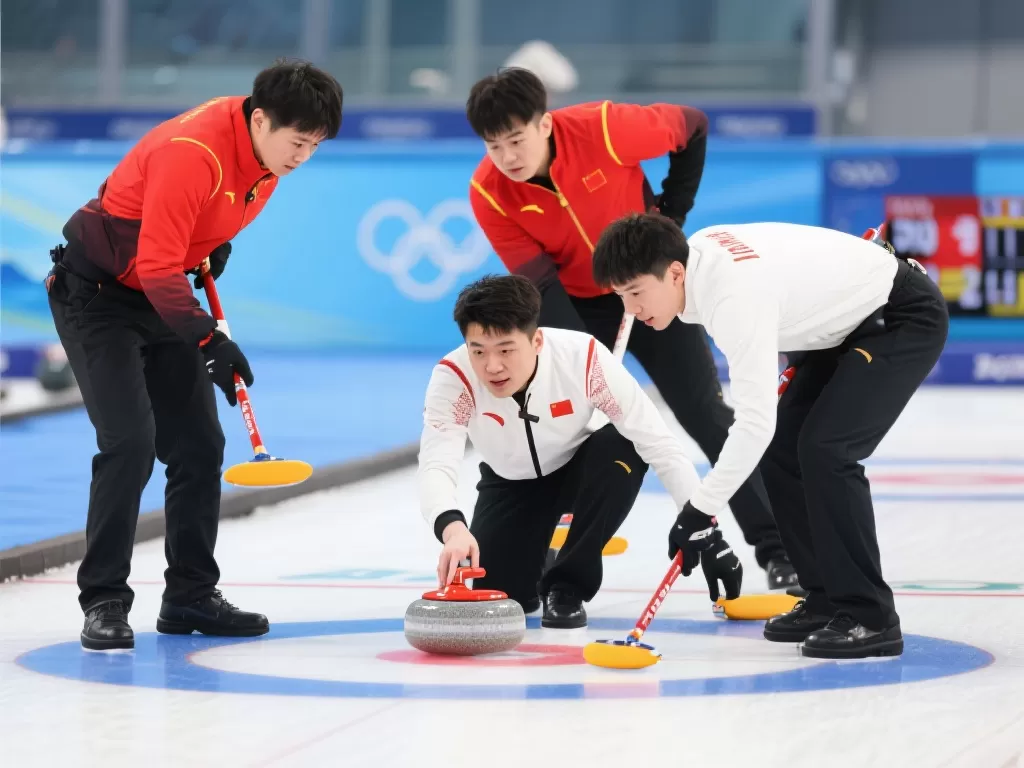 中国男子冰壶队力克挪威，强势登顶积分榜